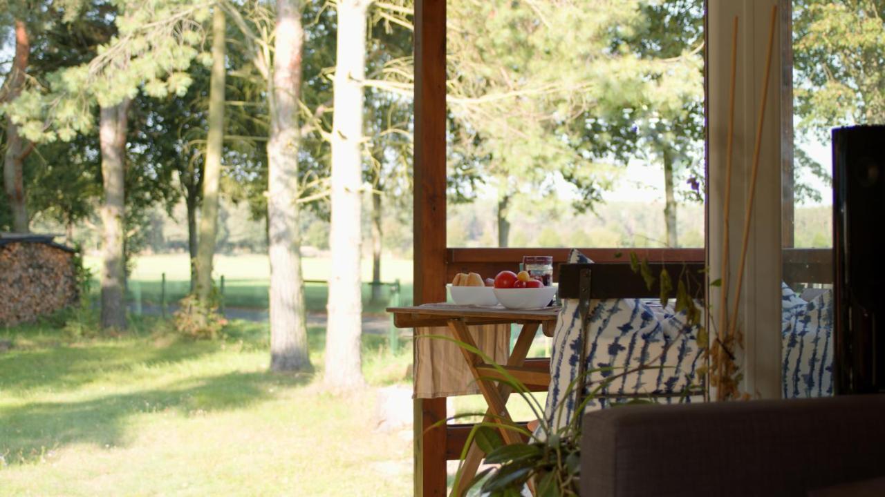 Tiny House Am Wald Lägenhet Krina Exteriör bild